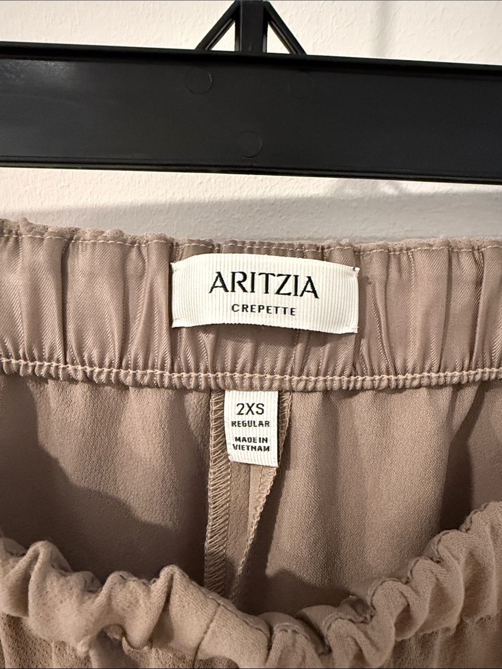 Aritzia Crepette Lodge Pants — Taupe - Picture 2 of 3